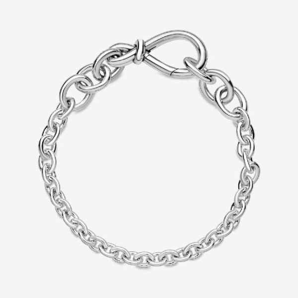Chunky Infinity Knot Ketju Rannekoru Pandora Suomi