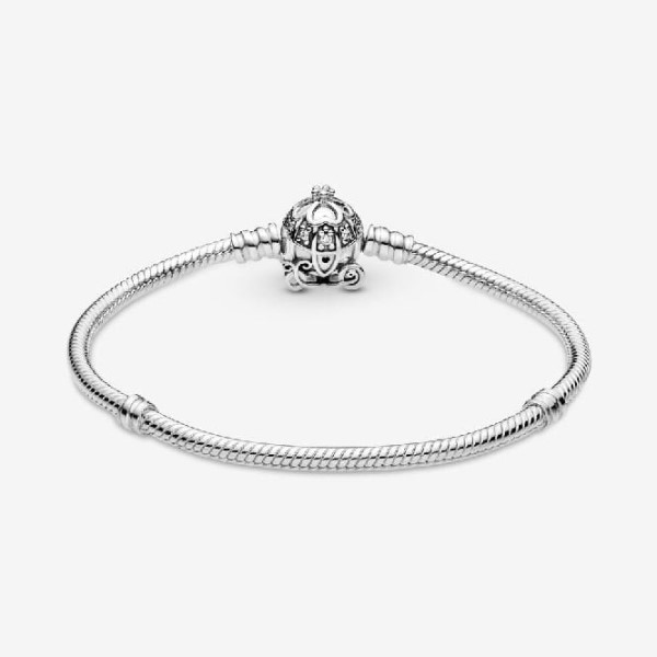 Disney Pandora Suomi Cinderella Pumpkin Coach Clasp Bracelet