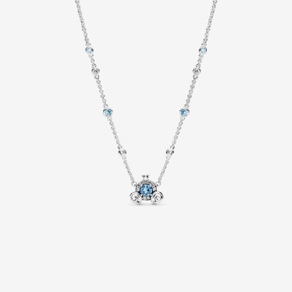 Disney Pumpkin Coach Collier Necklace Pandora Suomi