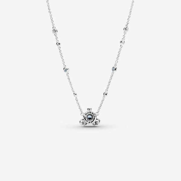 Disney Pumpkin Coach Collier Necklace Pandora Suomi