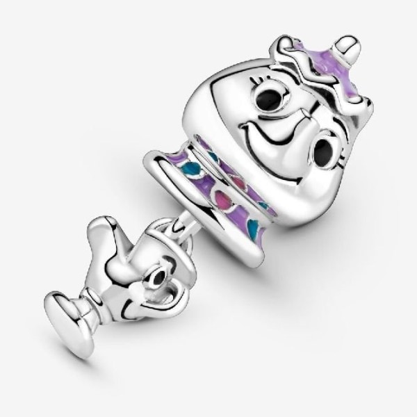 Disneyn Kaunotar Ja Hirviö Mrs Potts And Chip Dangle Charm Pandora Suomi