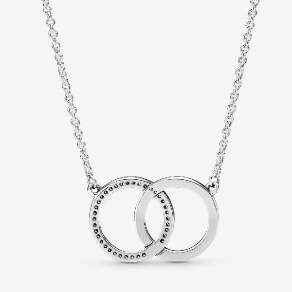 Enwined Circles Logo  Kimallus Collier Kaulakoru Pandora Suomi