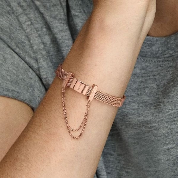 Heijastukset Ruusu Turvaketju Clip Charm Pandora Suomi