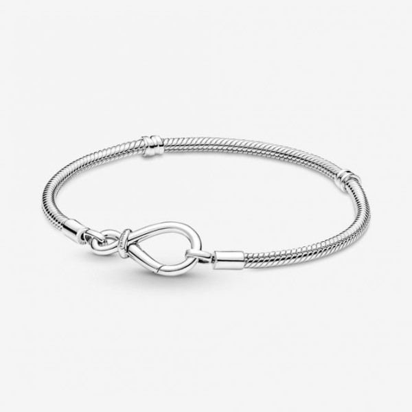 Hetket Infinity Knot Käärme Ketju Rannekoru Merkki Pandora Suomi