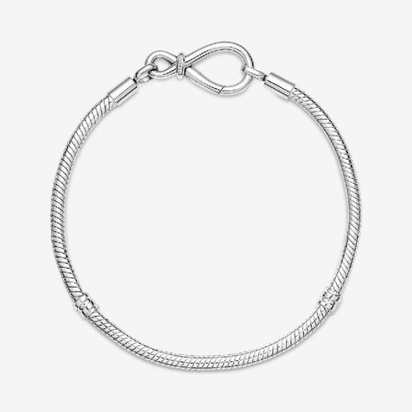 Hetket Infinity Knot Käärmeketju Pandora Suomi Rannerengas