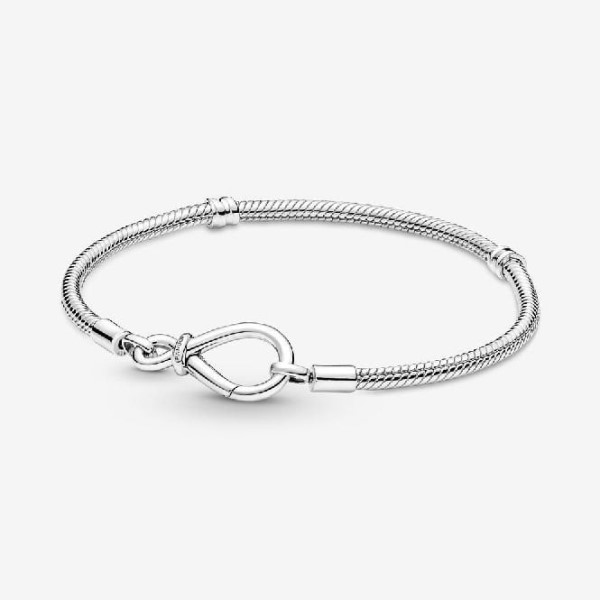 Hetket Infinity Knot Käärmeketju Rannekoru Pandora Suomi
