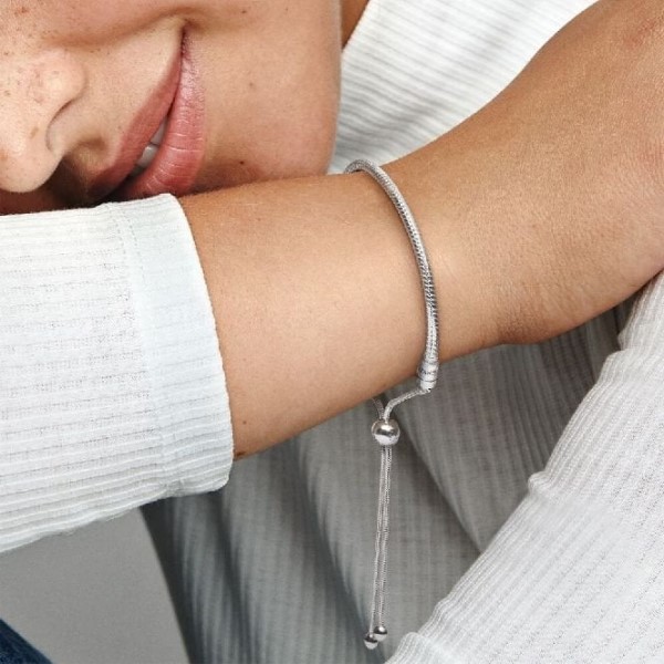 Hetket Käärme Ketju Liukusäädin Rannekoru Pandora Suomi