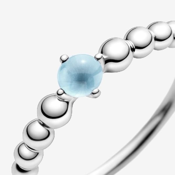Joulukuu Birthstone Pandora Suomi Merkki Helmisormus