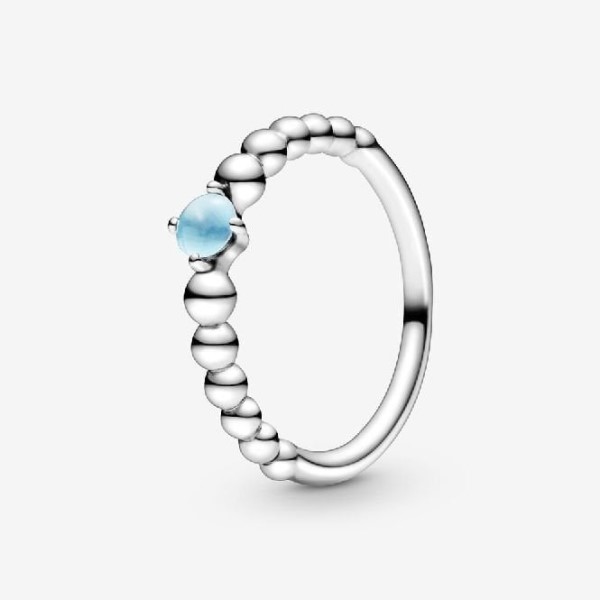 Joulukuu Merkki Pandora Suomi Birthstone Helmisormus
