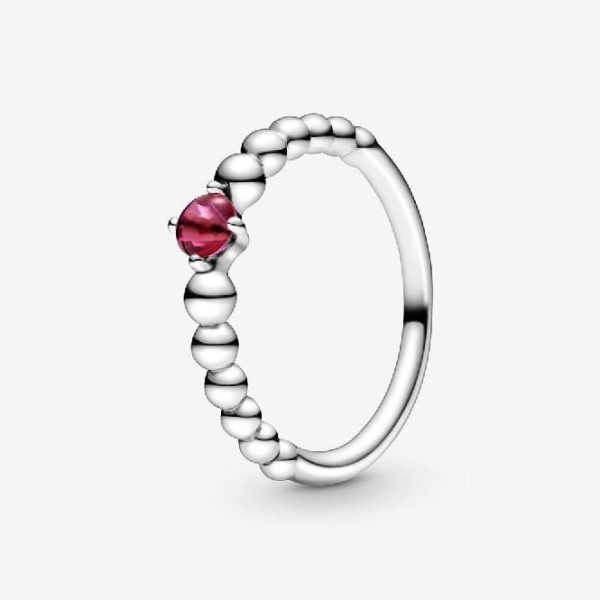 July Birthstone Brand Pandora Suomi Brand Pandora Suomi Beaded Ring