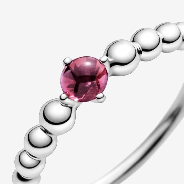 July Birthstone Brand Pandora Suomi Brand Pandora Suomi Beaded Ring