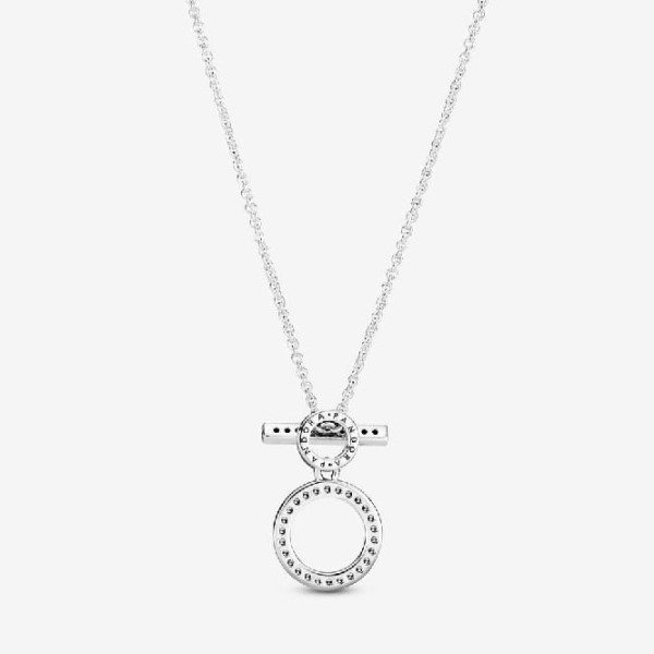 Kaksoisvanne T-bar Kaulakoru Pandora Suomi