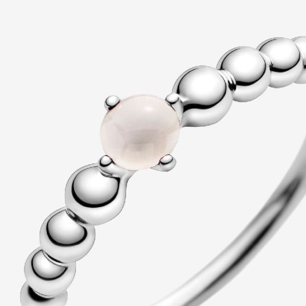 Kesäkuu Pandora Suomi Brändi Birthstone Helmisormus