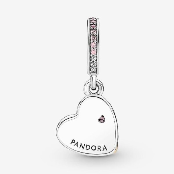 Kietoutunut Infinite Hearts Double Dangle Charms Pandora Suomi