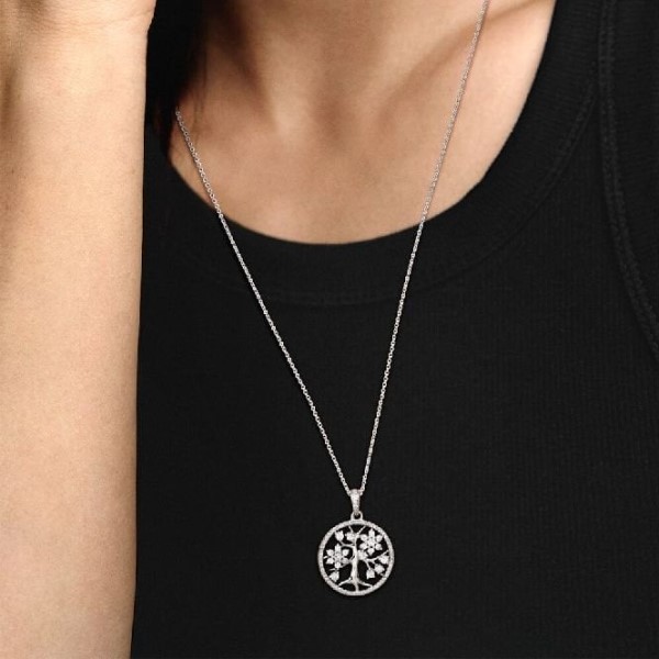 Kimalteleva Merkki Pandora Suomi Sukupuu Kaulakoru