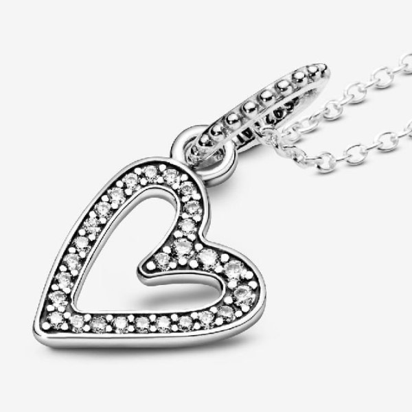 Kimalteleva Vapaakätinen Sydänkaulakoru Pandora Suomi