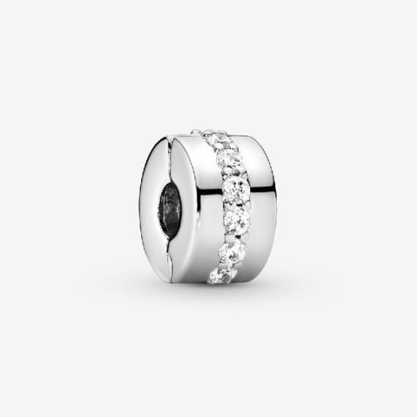 Kirkas Sparkling Row Clip Charm Pandora Suomi