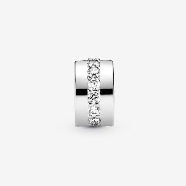 Kirkas Sparkling Row Clip Charm Pandora Suomi