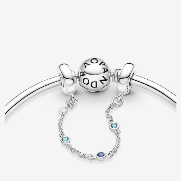 Kolminkertainen Sininen Kivi Turvaketjut Pandora Suomi