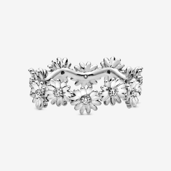 Kuohuva Päivänkakkara Kukka Kruunusormus Merkki Pandora Suomi