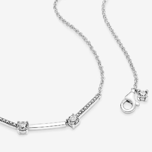 Kuohuviini Pave Collier Bars Kaulakoru Pandora Suomi