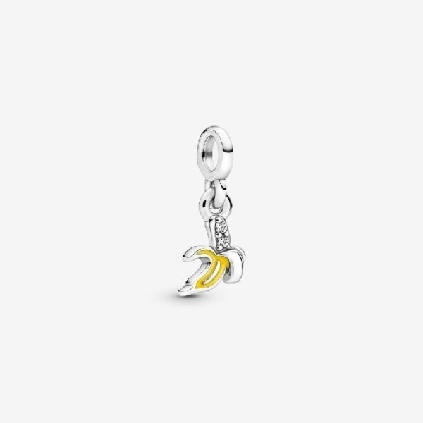 Me Hopea Ja Emali Cool Banana Mini Dangle Charm Pandora Suomi