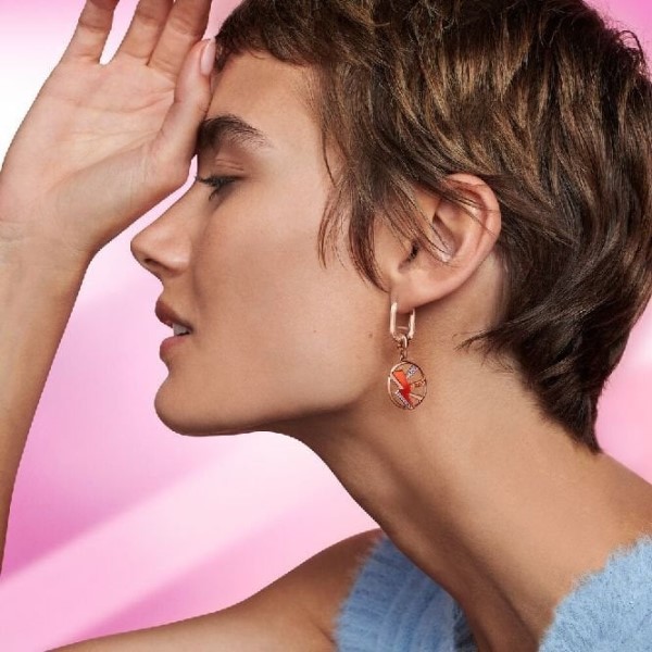 Me Rose Gold Single Link Korvakoru Pandora Suomi