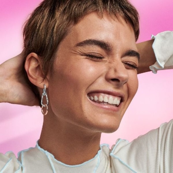 Me Styling Rose Gold Pyöreä Ketjun Linkkiliitin Pandora Suomi