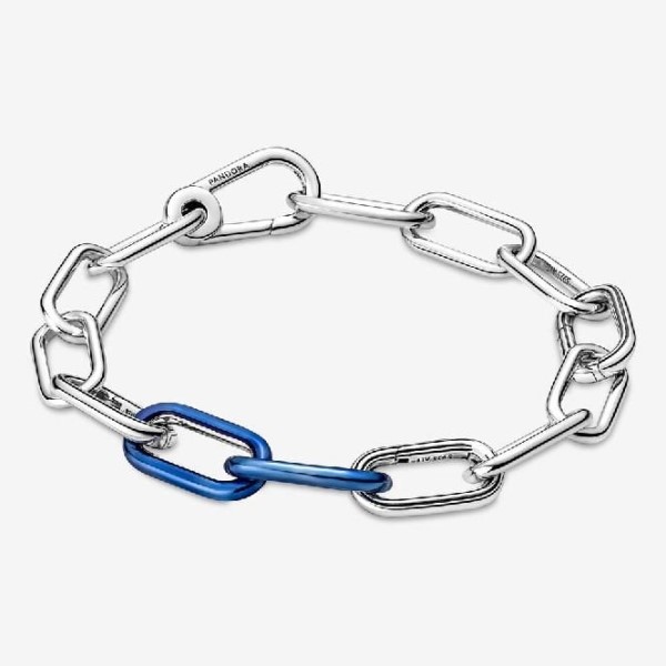 Me Styling Sähkösininen Kaksoisketju Linkki Pandora Suomi