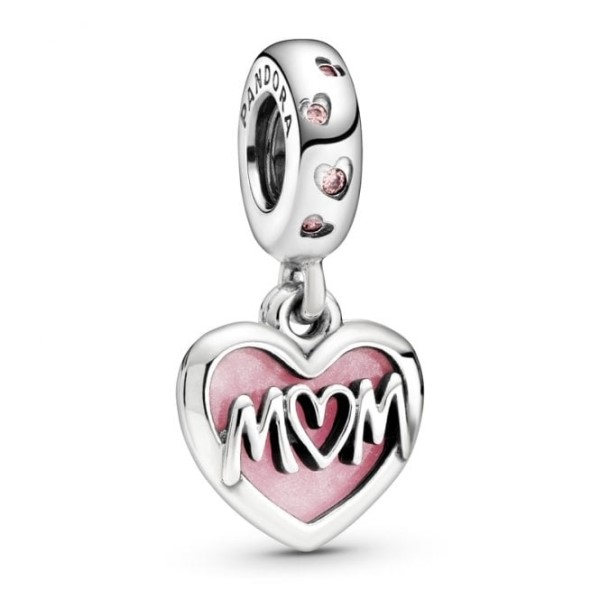 Mum Script Heart Dangle Hurmaa Pandora Suomi