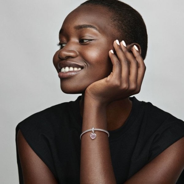 Mum Script Heart Dangle Hurmaa Pandora Suomi