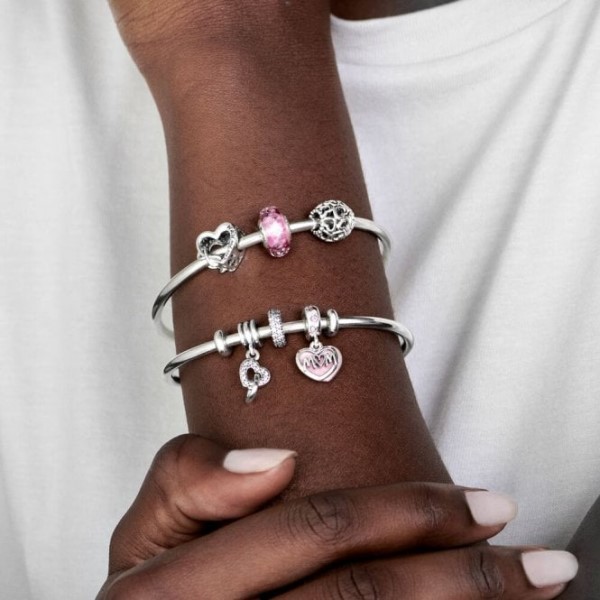 Mum Script Heart Dangle Hurmaa Pandora Suomi