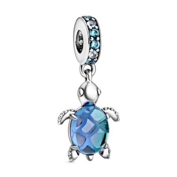 Murano Glass Sea Turtle Dangle Charms Pandora Suomi