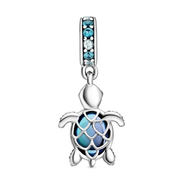 Murano Glass Sea Turtle Dangle Charms Pandora Suomi