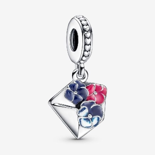 Orvokki Kukka Kirjekuori Dangle Charm Pandora Suomi