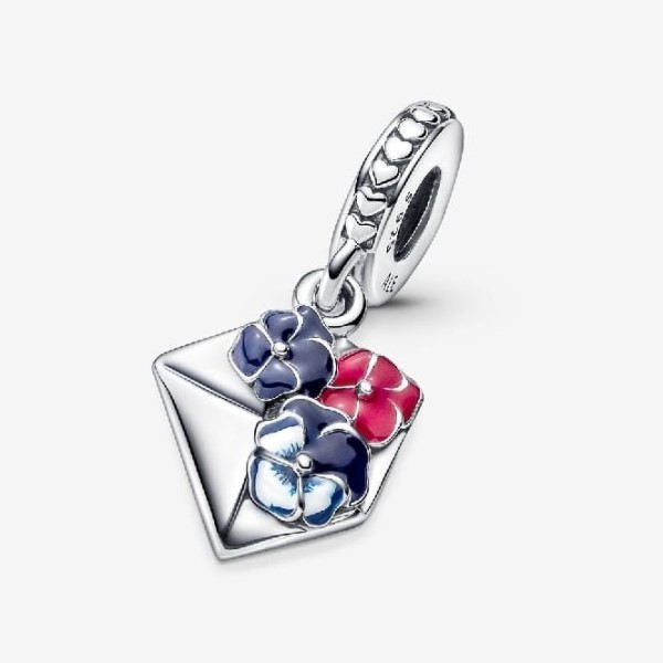 Orvokki Kukka Kirjekuori Dangle Charm Pandora Suomi