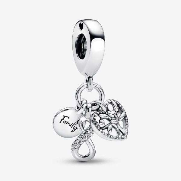 Perhe Infinity Triple Dangle Charms Pandora Suomi