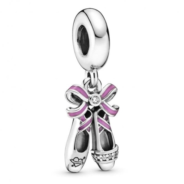 Pink Ballerina Shoes Dangle Charms Pandora Suomi
