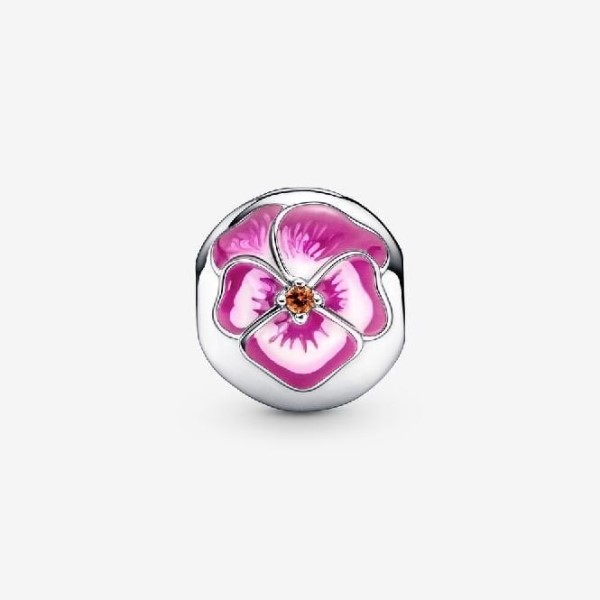 Pink Orvokki Kukka Clip Charm Pandora Suomi