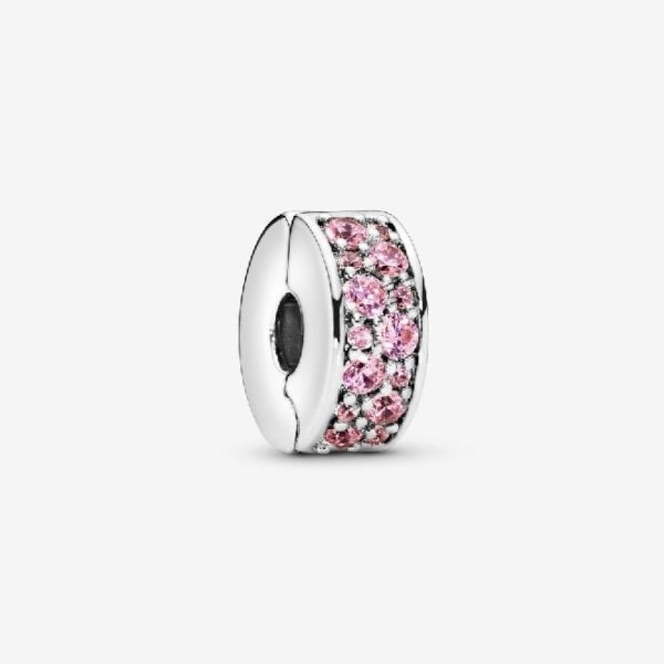 Pink Pave Clip Charm Pandora Suomi