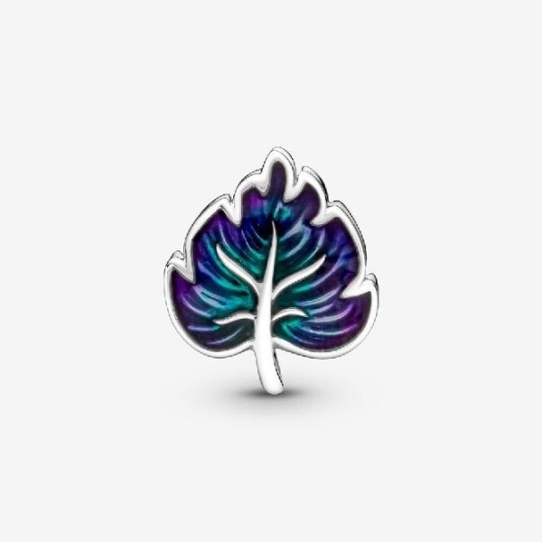 Purple  Green Leaf Charms Pandora Suomi