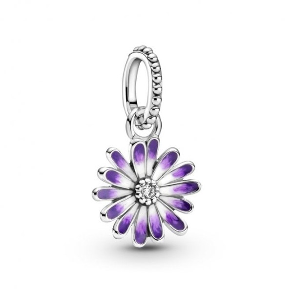 Purple Daisy Dangle Charms Pandora Suomi