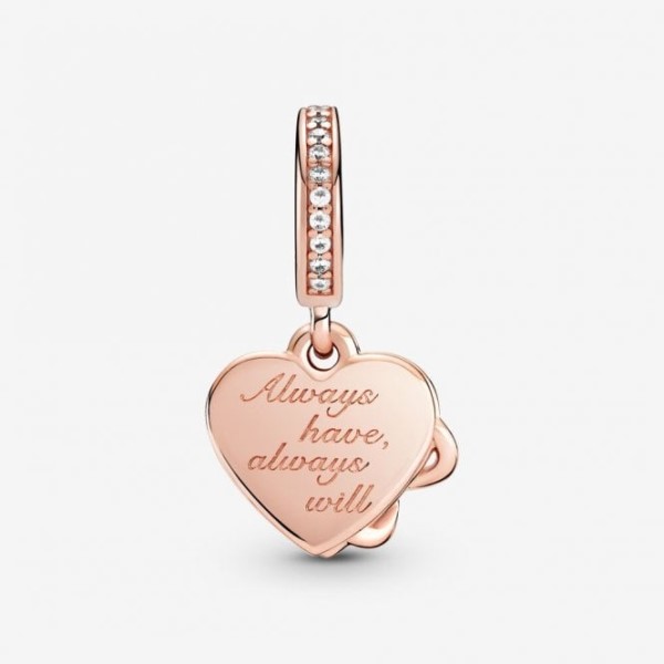 Rakastan Sinua Infinity Heart Dangle Charms Pandora Suomi