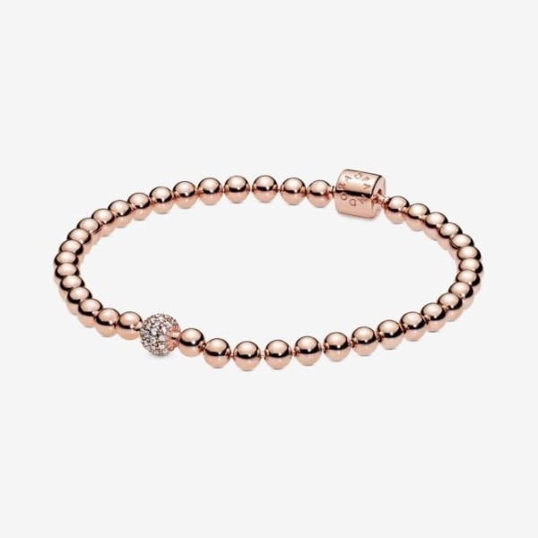 Rose Beads  Pave Bracelet Pandora Suomi