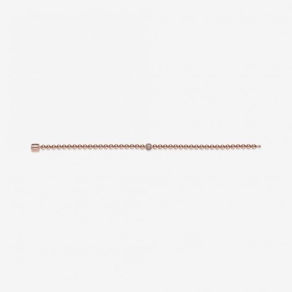 Rose Beads  Pave Pandora Suomi Bracelet