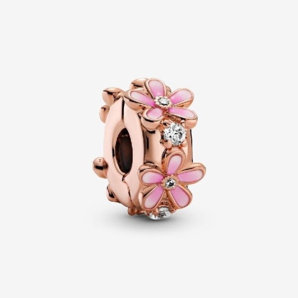 Rose Pink Daisy Spacer Clip Hurmaa Pandora Suomi