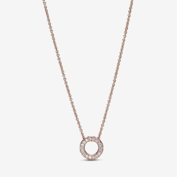 Ruusu Logo Pave Circle Collier Kaulakoru Pandora Suomi