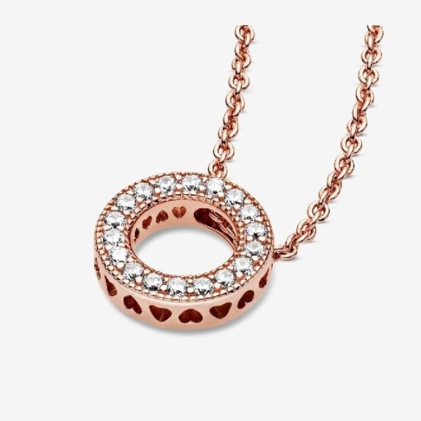 Ruusu Logo Pave Circle Collier Kaulakoru Pandora Suomi