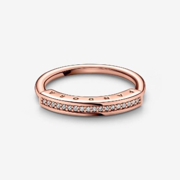 Signature Rose I-d Pave Ring Pandora Suomi