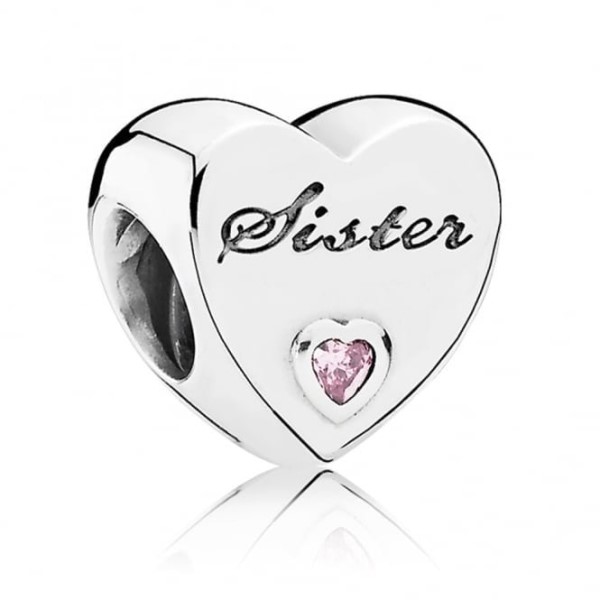 Sister Heart Charms Pandora Suomi